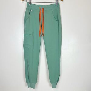FIGS Limited Edition Zamora Jogger Scrub Pant Jade XS PO#1700 Medical Healthcare